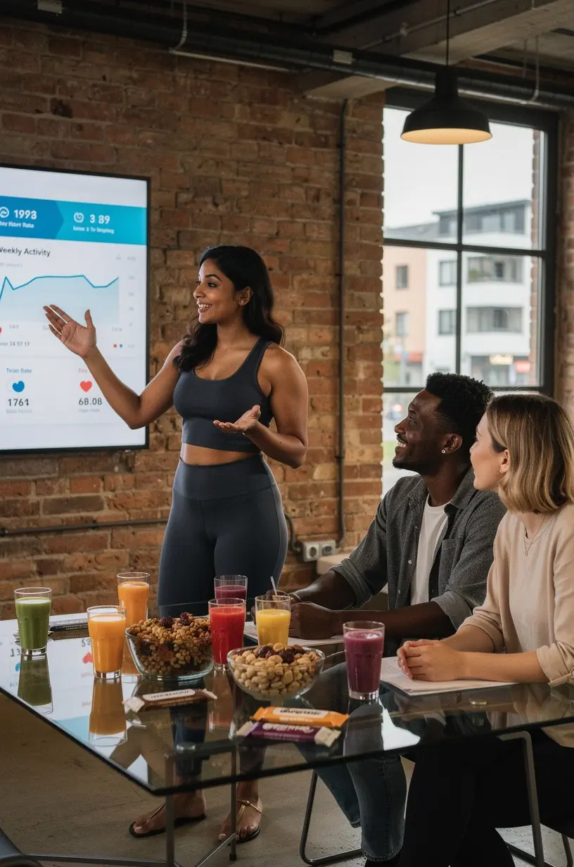Wellness-Technologie zur Überwachung und Verbesserung der Schlafqualität mit tragbaren Sensoren.